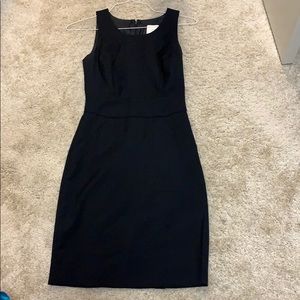 JCrew black suiting dress